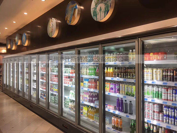 江门超市冷冻玻璃展示立柜